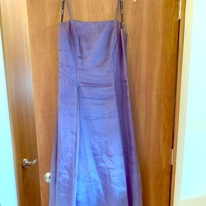 Purple ombré color formal dress
